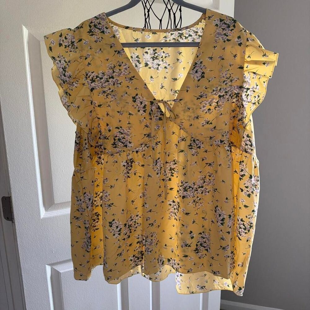 Women's Yellow Blouse
